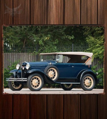 Металлическая табличка Ford Model A Deluxe Phaeton